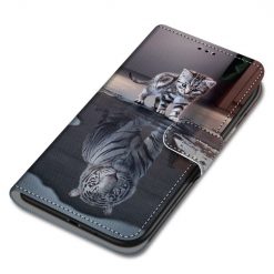 Kryty na mobil | Knižkové puzdro Trendy Cross case Malý tiger – Samsung Galaxy A22 5G | Kryty na mobil