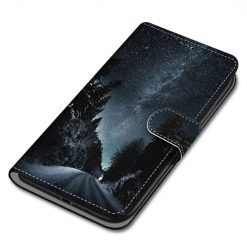 Kryty na mobil | Knižkové puzdro Trendy Cross case Nočná obloha – Samsung Galaxy A22 5G | Kryty na mobil