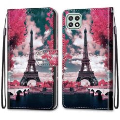 Kryty na mobil | Knižkové puzdro Trendy Cross case Paris – Samsung Galaxy A22 5G | Kryty na mobil