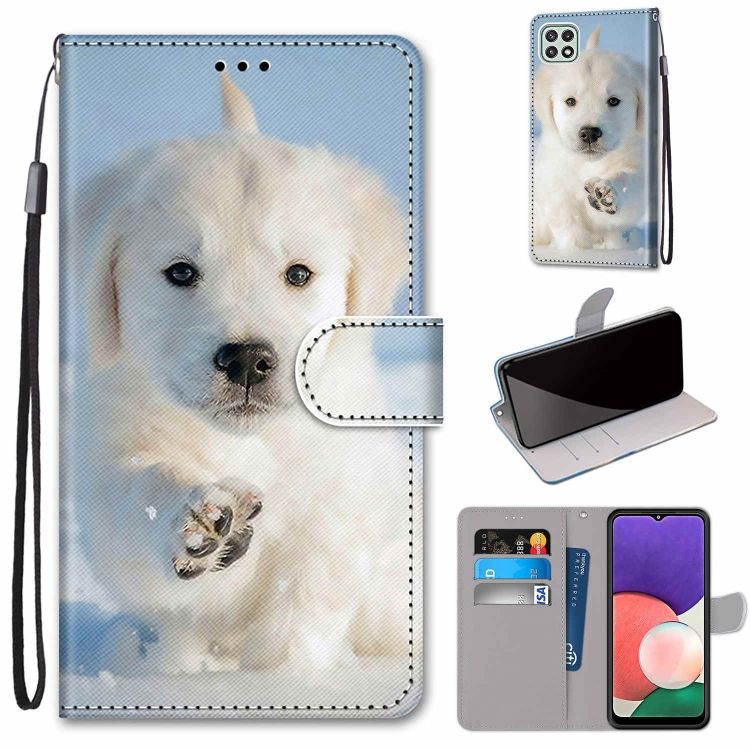 Knižkové puzdro Trendy Cross case Psík – Samsung Galaxy A22 5G | Kryty na mobil Kryty na mobil | Knižkové puzdro Trendy Cross case Psík – Samsung Galaxy A22 5G | Kryty na mobil