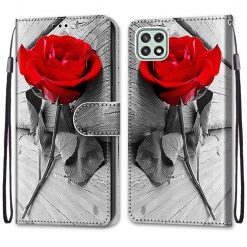 Knižkové puzdro Trendy Cross case Ruža na dreve – Samsung Galaxy A22 5G | Kryty na mobil Kryty na mobil | Knižkové puzdro Trendy Cross case Ruža na dreve – Samsung Galaxy A22 5G | Kryty na mobil