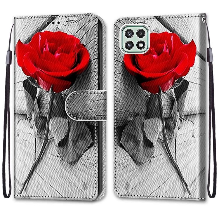 Knižkové puzdro Trendy Cross case Ruža na dreve – Samsung Galaxy A22 5G | Kryty na mobil Kryty na mobil | Knižkové puzdro Trendy Cross case Ruža na dreve – Samsung Galaxy A22 5G | Kryty na mobil