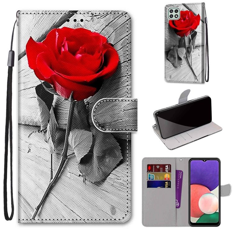 Knižkové puzdro Trendy Cross case Ruža na dreve – Samsung Galaxy A22 5G | Kryty na mobil Kryty na mobil | Knižkové puzdro Trendy Cross case Ruža na dreve – Samsung Galaxy A22 5G | Kryty na mobil