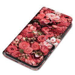 Kryty na mobil | Knižkové puzdro Trendy Cross case Ružová záhrada – Samsung Galaxy A22 5G | Kryty na mobil