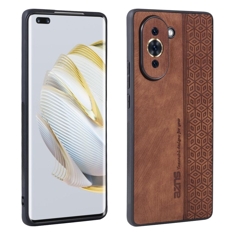 Kryt AZNS Embossed Skin case hnedý – Huawei Nova 10 Pro | Kryty na mobil Kryty na mobil | Kryt AZNS Embossed Skin case hnedý – Huawei Nova 10 Pro | Kryty na mobil