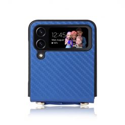 Kryt Carbon Fiber modrý – Samsung Galaxy Z Flip 3 | Kryty na mobil Kryty na mobil | Kryt Carbon Fiber modrý – Samsung Galaxy Z Flip 3 | Kryty na mobil
