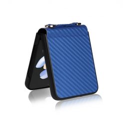 Kryt Carbon Fiber modrý – Samsung Galaxy Z Flip 3 | Kryty na mobil Kryty na mobil | Kryt Carbon Fiber modrý – Samsung Galaxy Z Flip 3 | Kryty na mobil