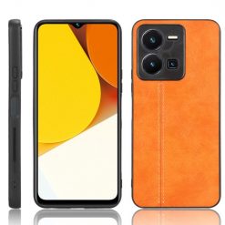 Kryty na mobil | Kryt Shockproof Sewing Cow Pattern oranžový – Vivo Y35 | Kryty na mobil
