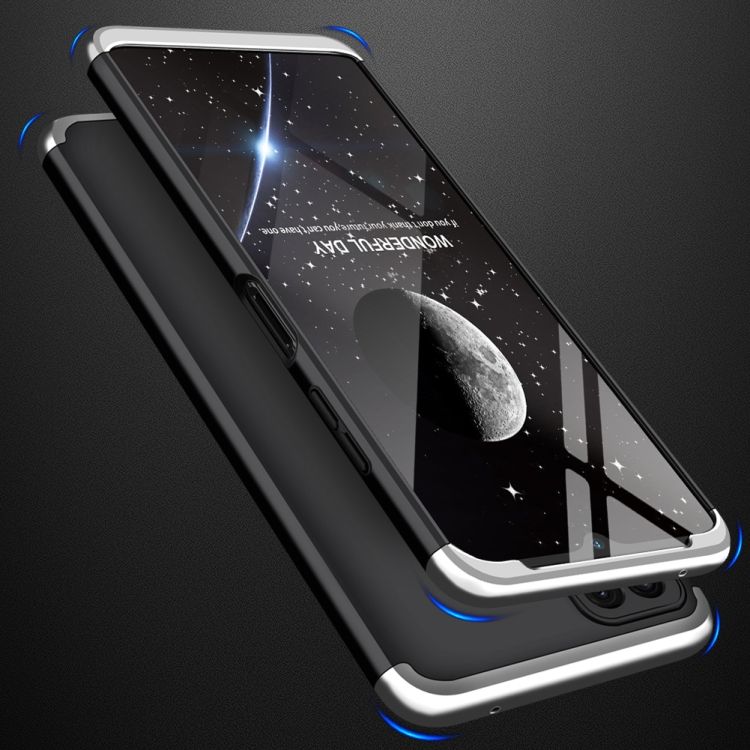 Ochranný kryt 360 Protection čierno-strieborný – Samsung Galaxy A22 5G | Kryty na mobil Kryty na mobil | Ochranný kryt 360 Protection čierno-strieborný – Samsung Galaxy A22 5G | Kryty na mobil