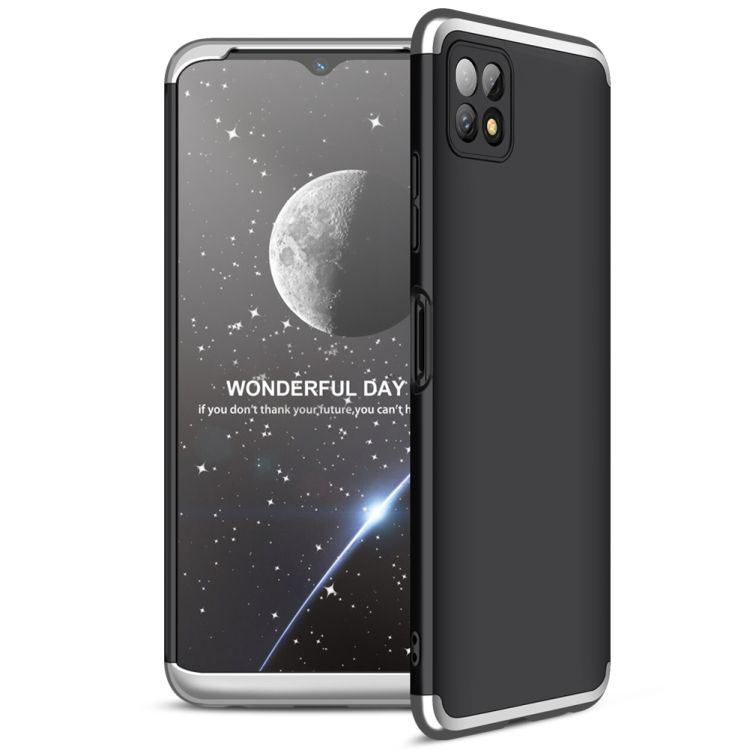 Ochranný kryt 360 Protection čierno-strieborný – Samsung Galaxy A22 5G | Kryty na mobil Kryty na mobil | Ochranný kryt 360 Protection čierno-strieborný – Samsung Galaxy A22 5G | Kryty na mobil