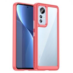 Ochranný kryt Colorful Acrylic case červený – Xiaomi 12 Lite