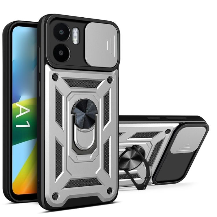 Odolný kryt CamCover Armor strieborný – Xiaomi Redmi A1 / A2 | Kryty na mobil Kryty na mobil | Odolný kryt CamCover Armor strieborný – Xiaomi Redmi A1 / A2 | Kryty na mobil