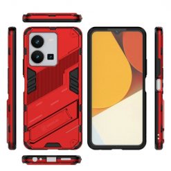 Kryty na mobil | Odolný Kryt Punk armor case červený – Vivo Y35 | Kryty na mobil