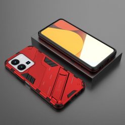 Kryty na mobil | Odolný Kryt Punk armor case červený – Vivo Y35 | Kryty na mobil
