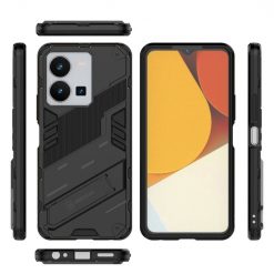 Kryty na mobil | Odolný Kryt Punk armor case čierny – Vivo Y35 | Kryty na mobil