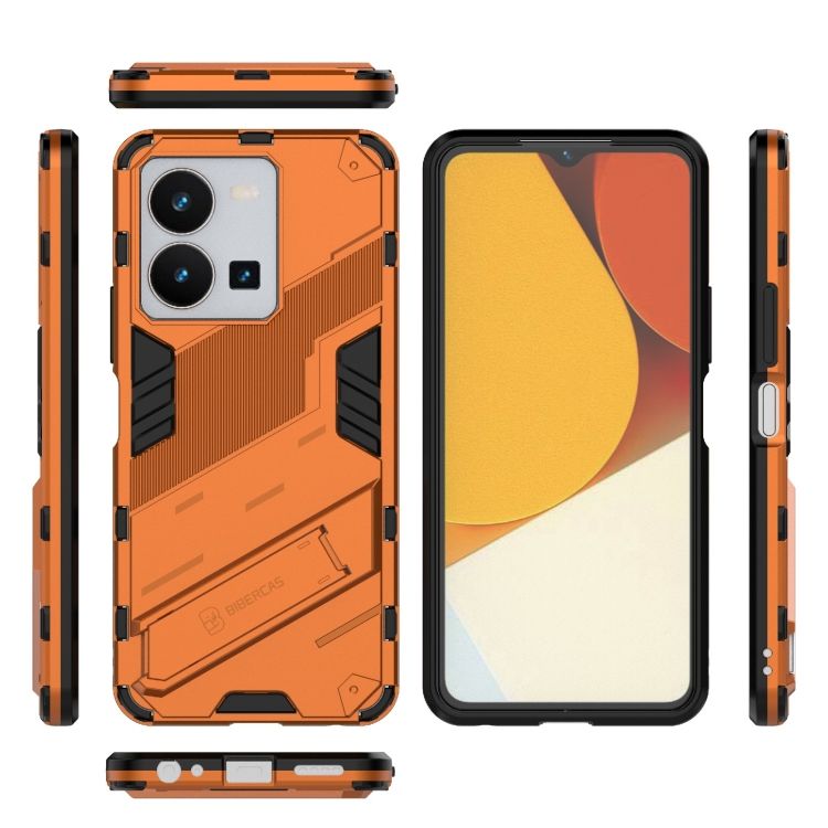 Odolný Kryt Punk armor case oranžový – Vivo Y35 | Kryty na mobil Kryty na mobil | Odolný Kryt Punk armor case oranžový – Vivo Y35 | Kryty na mobil