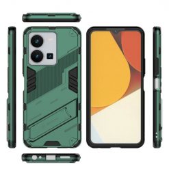 Kryty na mobil | Odolný Kryt Punk armor case zelený – Vivo Y35 | Kryty na mobil