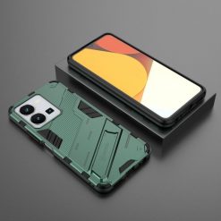 Kryty na mobil | Odolný Kryt Punk armor case zelený – Vivo Y35 | Kryty na mobil