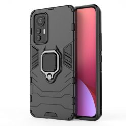 Odolný kryt Ring Armor čierny – Xiaomi 12 Lite
