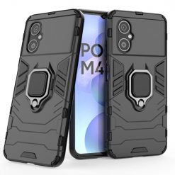 Kryty na mobil | Odolný kryt Ring Armor čierny – Xiaomi Poco M5 / M4 5G | Kryty na mobil