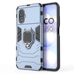 Odolný kryt Ring Armor modrý – Xiaomi Poco M5 / M4 5G