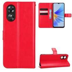 Kryty na mobil | Peňaženkové puzdro Grand case červené – Oppo A17 | Kryty na mobil