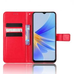 Kryty na mobil | Peňaženkové puzdro Grand case červené – Oppo A17 | Kryty na mobil