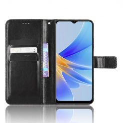 Kryty na mobil | Peňaženkové puzdro Grand case čierne – Oppo A17 | Kryty na mobil