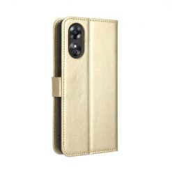 Kryty na mobil | Peňaženkové puzdro Grand case zlaté – Oppo A17 | Kryty na mobil