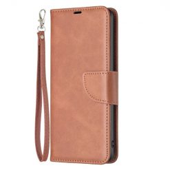 Kryty na mobil | Peňaženkové puzdro Retro Lambskin hnedé – Oppo A17 | Kryty na mobil