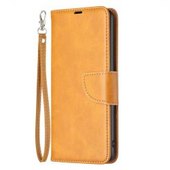 Kryty na mobil | Peňaženkové puzdro Retro Lambskin žlté – Oppo A17 | Kryty na mobil