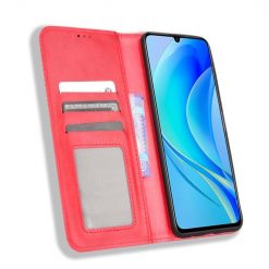 Kryty na mobil | Peňaženkové puzdro Retro Leather červené – Huawei Nova Y70 | Kryty na mobil