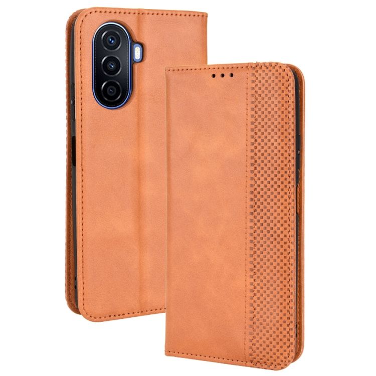 Peňaženkové puzdro Retro Leather hnedé – Huawei Nova Y70 | Kryty na mobil Kryty na mobil | Peňaženkové puzdro Retro Leather hnedé – Huawei Nova Y70 | Kryty na mobil