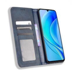 Kryty na mobil | Peňaženkové puzdro Retro Leather modré – Huawei Nova Y70 | Kryty na mobil