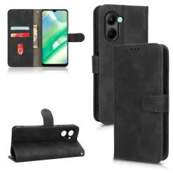 Kryty na mobil | Peňaženkové puzdro Solid čierne – Realme C33 | Kryty na mobil