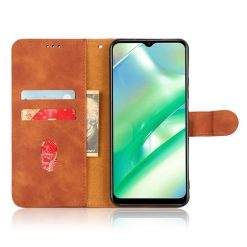 Peňaženkové puzdro Solid hnedé – Realme C33 | Kryty na mobil Kryty na mobil | Peňaženkové puzdro Solid hnedé – Realme C33 | Kryty na mobil