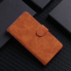 Peňaženkové puzdro Solid hnedé – Realme C33 | Kryty na mobil Kryty na mobil | Peňaženkové puzdro Solid hnedé – Realme C33 | Kryty na mobil