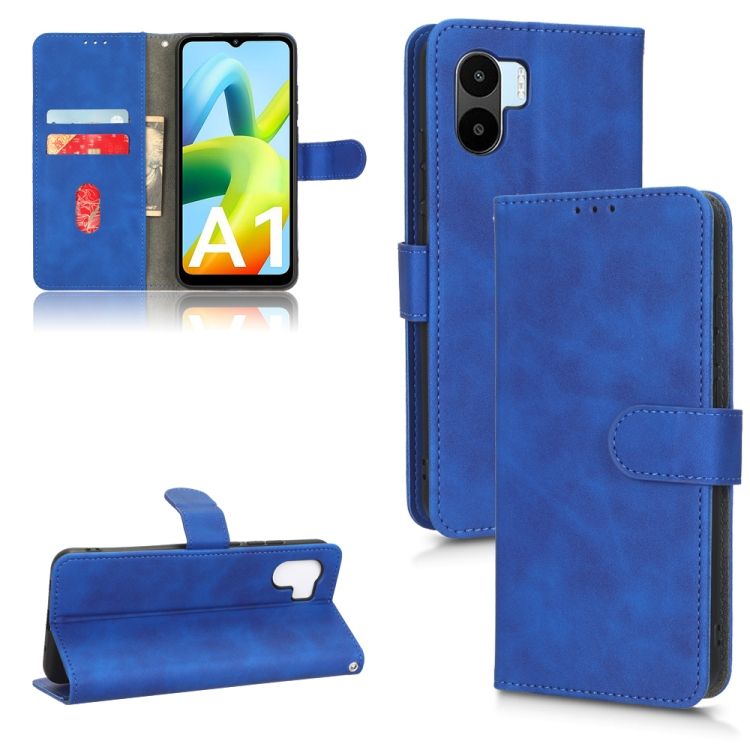 Peňaženkové puzdro Solid modré – Xiaomi Redmi A1 / A2 | Kryty na mobil Kryty na mobil | Peňaženkové puzdro Solid modré – Xiaomi Redmi A1 / A2 | Kryty na mobil