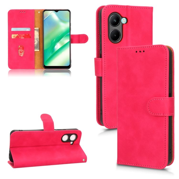 Peňaženkové puzdro Solid ružové – Realme C33 | Kryty na mobil Kryty na mobil | Peňaženkové puzdro Solid ružové – Realme C33 | Kryty na mobil