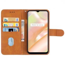 Kryty na mobil | Peňaženkové puzdro Splendid case hnedé – Realme C33 | Kryty na mobil