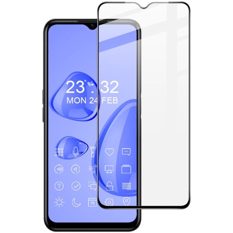 Tvrdené sklo celopovrchové čierne – Realme C35 | Kryty na mobil Kryty na mobil | Tvrdené sklo celopovrchové čierne – Realme C35 | Kryty na mobil