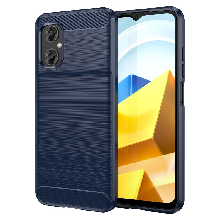 Zadný kryt Carbon modrý – Xiaomi Poco M5 / M4 5G | Kryty na mobil Kryty na mobil | Zadný kryt Carbon modrý – Xiaomi Poco M5 / M4 5G | Kryty na mobil