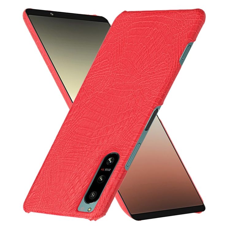 Zadný kryt Crocodile Texture červený – Sony Xperia 5 IV 5G | Kryty na mobil Kryty na mobil | Zadný kryt Crocodile Texture červený – Sony Xperia 5 IV 5G | Kryty na mobil