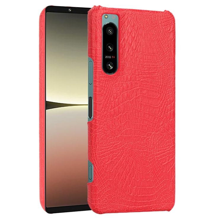 Zadný kryt Crocodile Texture červený – Sony Xperia 5 IV 5G | Kryty na mobil Kryty na mobil | Zadný kryt Crocodile Texture červený – Sony Xperia 5 IV 5G | Kryty na mobil