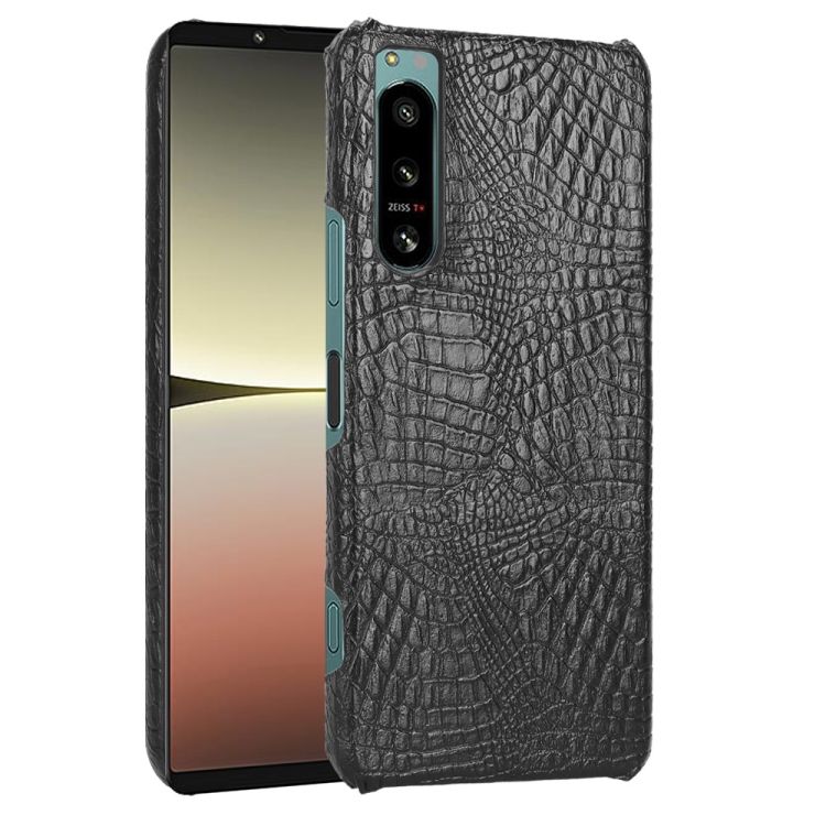 Zadný kryt Crocodile Texture čierny – Sony Xperia 5 IV 5G | Kryty na mobil Kryty na mobil | Zadný kryt Crocodile Texture čierny – Sony Xperia 5 IV 5G | Kryty na mobil