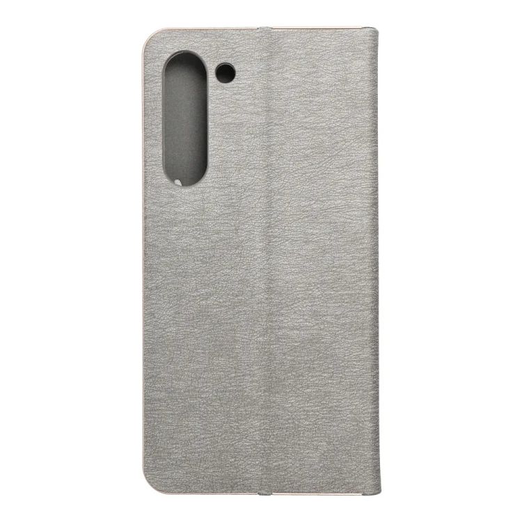 Knižkové puzdro Luna Book strieborné – Samsung Galaxy S23+ (S23 Plus) | Kryty na mobil Kryty na mobil | Knižkové puzdro Luna Book strieborné – Samsung Galaxy S23+ (S23 Plus) | Kryty na mobil