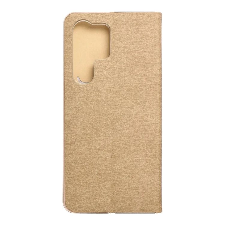 Knižkové puzdro Luna Book zlaté – Samsung Galaxy S23 Ultra | Kryty na mobil Kryty na mobil | Knižkové puzdro Luna Book zlaté – Samsung Galaxy S23 Ultra | Kryty na mobil