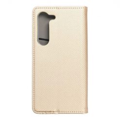 Kryty na mobil | Knižkové puzdro Smart Case Book zlaté – Samsung Galaxy S23 | Kryty na mobil