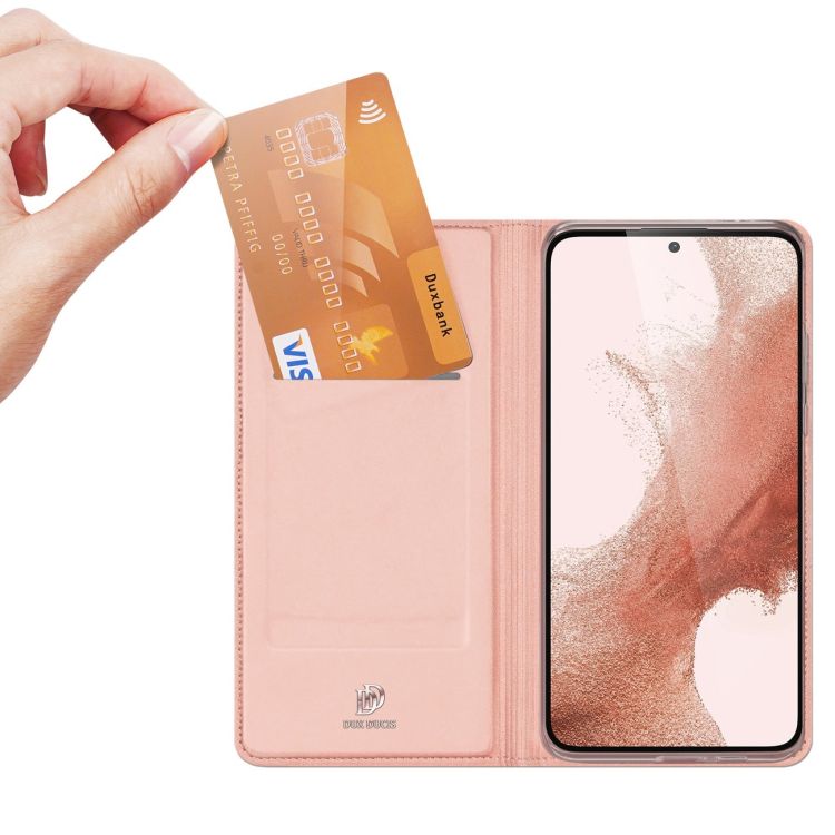 Peňaženkové puzdro Dux Ducis Skin Pro ružové – Samsung Galaxy S23 | Kryty na mobil Kryty na mobil | Peňaženkové puzdro Dux Ducis Skin Pro ružové – Samsung Galaxy S23 | Kryty na mobil