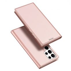 Kryty na mobil | Peňaženkové puzdro Dux Ducis Skin Pro ružové – Samsung Galaxy S23 Ultra | Kryty na mobil